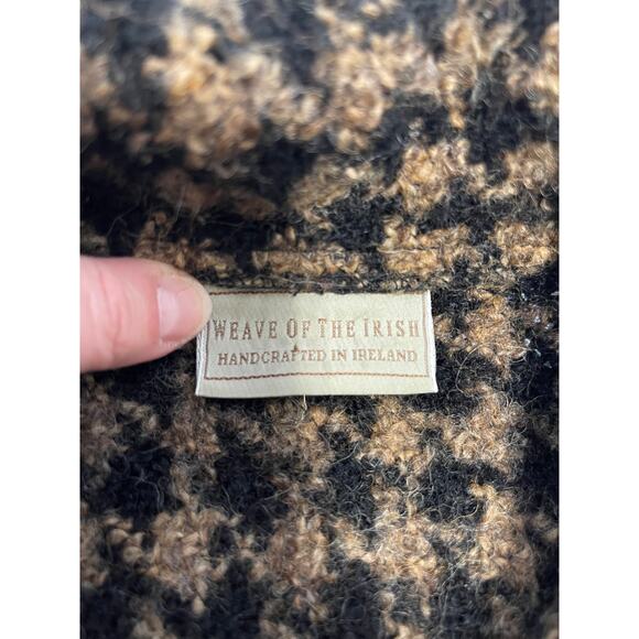 Vintage Weave of The Irish - 90% Wool - Brown & Black Herringbone Jacket - Picture 2 of 8